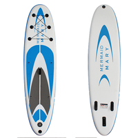 Planche de surf à queue souple en mousse souple, pratique pour les débutants et tous les niveaux de surf pour jeunes, ensemble complet avec dérives à laisse bleu