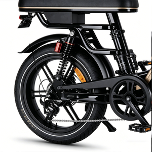Bicicleta Eléctrica de Montaña DO-TOP Estilo Etro con Llantas Gruesas de 20 Pulgadas, Motor de 250W 48V de Litio con Motor Trasero sin Escobillas de 15AH, 7 Velocidades, Bicicleta Todoterreno Hidráulica - Product Image 5