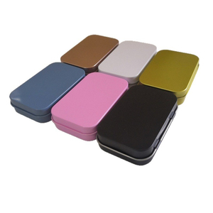 Boîte <span class=keywords><strong>en</strong></span> fer carrée 95 à couvercle rabattable pour outils de beauté, clé USB, câble de données, cosmétiques, bijoux et petits objets - Product Image 6