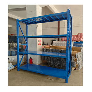 Étagères en fil d'acier à 4 niveaux et rayonnage à navette <span class=keywords><strong>PZr</strong></span>, capacité de charge de 300 kg, résistant aux intempéries, antirouille, durable, stockage en entrepôt - Product Image 1