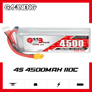 For GNB 4500mah 4S 14.8V 110C 220C XT60 RC LiPo <b>Battery</b> Car Boat Hobbies Arrma RTR Redcat Racing Monster 300 Cycles - Product Image 2