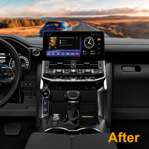 Écran de voiture Android à grand écran de 12,3 pouces, processeur octa-core, autoradio pour Toyota Land Cruiser LC300 LC350 2022 - 2023 - Product Image 6