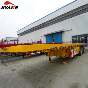 รถเทรลเลอร์รถกึ่งพ่วงแบบมีโครงเหล็กและเหล็ก20FT 40ft รถบรรทุกตู้คอนเทนเนอร์สภาพใหม่รถบรรทุก12r22 5ยาง - Product Image 4