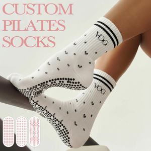 <span class=keywords><strong>Chaussettes</strong></span> <span class=keywords><strong>de</strong></span> Pilates en coton respirant BiLu, faible MOQ, imprimées sur mesure, antidérapantes, pour le yoga, la danse, la barre, accessoires <span class=keywords><strong>de</strong></span> sport, <span class=keywords><strong>chaussettes</strong></span> antidérapantes - Product Image 3