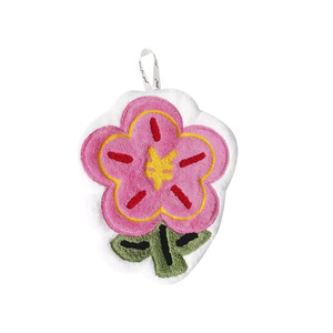Hand <b>Towel</b> 60 Cm Embroidered Flower Design With <b>Hook</b> For Kitchen Bathroom - Product Image 5