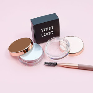 Venta al por mayor Etiqueta Privada cera para cejas con cepillo vegano Libre de crueldad jabón para cejas Gel para cejas caja de papel transparente - Product Image 6