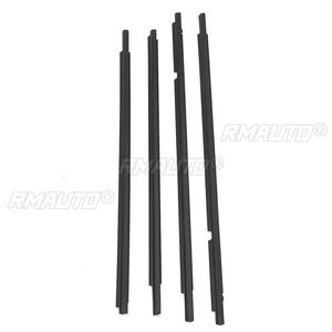 NEW 4Pcs Window <b>Weatherstrips</b> Door Moulding Trim Seal Belts for COROLLA ALTIS 2003 2004 2005 2006 2007 Black Auto Seals - Product Image 2