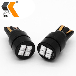 Flexible éclairage LED 12v pour intérieur de voiture, ampoule de feu de stationnement, T10 3030 4SMD W5W, 168 194 Canbus sans erreur, T10 - Product Image 5