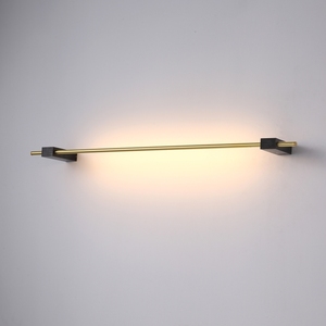 Applique murale de style luxueux à led, petite tige ultramince, <span class=keywords><strong>base</strong></span> avec texture métallique, nouveau modèle - Product Image 3