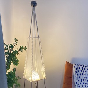 Lampadaire design original en acier inoxydable chromé, source de lumière LED, commande par interrupteur, pour salon, chambre à coucher, bureau, décoration - Product Image 3