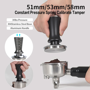 Tasseur à café à pression constante 51mm 53mm 58mm calibré 30lbs pour <span class=keywords><strong>accessoires</strong></span> de machine à expresso et outils de barista - Product Image 1