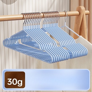 Wholesale Clothes <b>Hanger</b> Custom Coat <b>Hangers</b> Wholesale Cheap Ultra Thin Glossy for Shirt Color - Product Image 3
