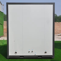 Maison conteneur modulaire pliable de 40 pieds, moderne, respirante et coupe-vent, avec terrasse solaire, pour usage bureau, hôtel, hôpital, villa