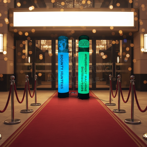 Columnas LED Inflables Creativas, Pilares de Aire con Iluminación para Decoración de <span class=keywords><strong>Jungla</strong></span> - Product Image 1