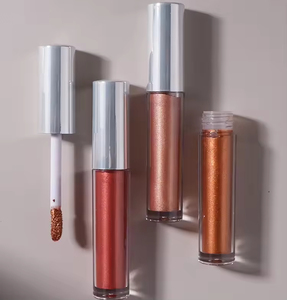 Ombretto Liquido Glitterato <span class=keywords><strong>Rosso</strong></span> Luminoso a Marchio Privato, Pigmento Cremoso Impermeabile, Idratante, Cruelty Free, Lunga Durata - Product Image 4