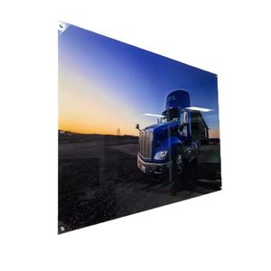 Lámina Acrílica Transparente Resistente con Impresión de Logotipo UV y Bordes Cortados con Láser para Paneles Publicitarios Personalizados - Product Image 1