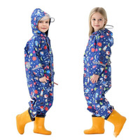 Nouveau style – Sac à dos imperméable pour enfants garçons, motif camouflage dessin animé, en nylon, pour voyages, licorne, zoo, fusées, univers, pluie