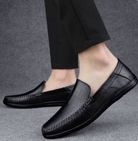 Chaussures de sport décontractées pour hommes en cuir tendance, haute qualité, collection 2026, offre spéciale