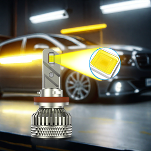 ไฟหน้ารถยนต์ LED กำลังสูงพิเศษ พร้อมท่อทองแดง 3 เส้น รองรับ Canbus รุ่น H1 H4 H7 H11 สำหรับรถยนต์โตโยต้า ครุยเซอร์ - Product Image 6