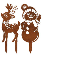 Décoration de Noël en fer forgé vieilli, style vintage, pour jardin extérieur, fabriquée en Chine, best-seller transfrontalier