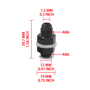 Separador de Celdas de Combustible Jiax, Conector An6, Aluminio Mecanizado por CNC, para Repuestos Automotrices - Product Image 3
