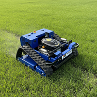 Livraison Gratuite - Nouvelle Tondeuse Robotisée à Chenilles Télécommandée pour Gazon, Largeur de Coupe 500mm, 800mm, 1000mm