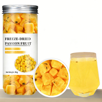 Gefreeze-droogde passievruchtthee, rijke tropische smaak, natuurlijk rijk aan vitamine C, dagelijkse fruitinfusie, OEM, rechtstreeks van de fabriek