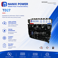 Motore Diesel TD27 2.7L Rigenerato per Nissan Patrol Y60 Y61 Terrano, Blocco Motore Completo