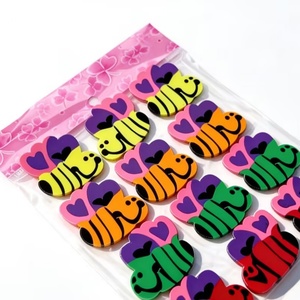 Venta al por mayor de fábrica: Nuevo diseño de papelería escolar, múltiples gomas de borrar divertidas con forma de abeja, colores de moda, gomas de borrar seguras para uso infantil. - Product Image 6