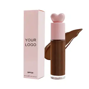 Long Lasting Diy Foundations Private Label Waterproof And Matte Full Coverage Liquid Foundation Makeup For All Black White Skin