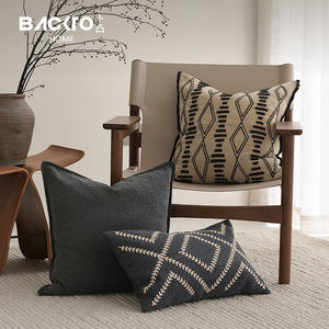 Thiết kế <span class=keywords><strong>Polyester</strong></span> chần sợi vòng thêu sofa Cushion Cover nội thất ném gối trường hợp phòng khách trang trí nội thất khách sạn Nguồn cung cấp - Product Image 2