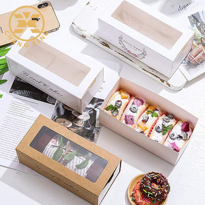 Caja transparente de plástico desechable para pastelería, embalaje personalizado para Tartas, venta al por mayor - Product Image 5