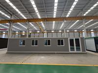 Maison modulaire préfabriquée extensible de 20 pieds avec toit et balcon, installation rapide, transportable
