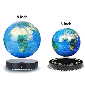 8 Inch 20cm Suspended Rotating World Led <b>Light</b> Earth Magnetic Levitation Floating Globe - Product Image 3