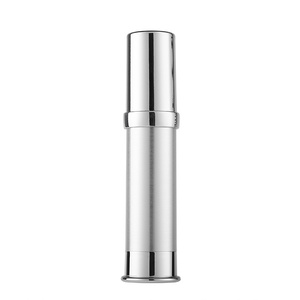 15ml/30ml Cylindrical Lotion Spray Vacuum Bottle Electroplated UV Bird-Beak Pump Refillable Bottle for Serums and Toners - Product Image 4