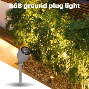 High-Brightness LED <strong>Floodlight</strong> RGBW <strong>Color</strong>-Changing IP66 Waterproof Die-Cast Aluminum Lamp Bead Park Courtyard Landscape Lighting - Product Image 6