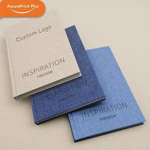 Carnet de planification et journal de bien-être personnalisé en tissu de lin avec couverture rigide, reliure thermique, impression par sublimation et gaufrage, formats A5/A6/A7/A4/B5, pour entreprise - Product Image 4