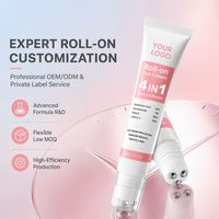 Sérum pour les yeux multi-effets personnalisable, rétinol, anti-rides, raffermissant, nourrissant, cernes, poches, crème pour les yeux avec rouleau de massage
