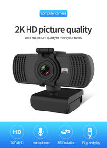 Webcam 2K Full Hd, cubierta para portátil, Stream, Pc, ordenador portátil, Usb 2,0, 1080p, gran oferta - Product Image 3