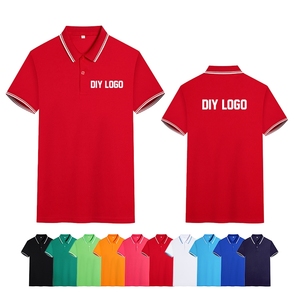 เสื้อโปโลแขนสั้นผู้ชายเสื้อโปโลกอล์ฟผ้าฝ้ายออกแบบเองแบรนด์ของคุณเอง - Product Image 5