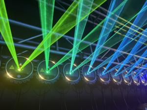 Projecteur laser DMX512 à faisceau magique, très demandé, pour spectacles, événements, discothèques, DJ, bars, théâtres, animations. - Product Image 4