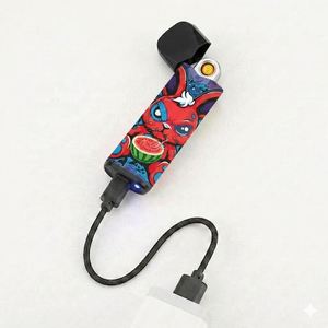 Fast Shipping Spain Warehouse Razz Type-C Electronic <b>Lighter</b> Bar Metal <b>Windproof</b> Flameless Luxury Gift <b>Lighter</b> Model 60K - Product Image 2