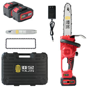 Scie <span class=keywords><strong>à</strong></span> chaîne <span class=keywords><strong>électrique</strong></span> sans fil YaJin, robuste, démarrage progressif, régulation de vitesse en continu, <span class=keywords><strong>batterie</strong></span> rechargeable, scie <span class=keywords><strong>à</strong></span> bois - Product Image 4