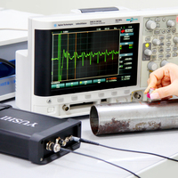Probador de Transductores Ultrasónicos para Pruebas NDT, Receptor de Pulsos Ultrasónicos Controlado por PC para Laboratorios, Universidades e Institutos de Investigación