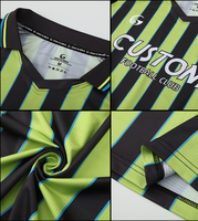 Maillot de football original à manches courtes imprimé par sublimation, maillots de football pour hommes, séchage rapide, Camisas De Futbol, maillot d'équipe de club Z259004