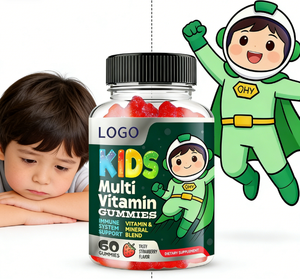 60 Gomitas Multivitamínicas de Fresa para Niños |   Suplemento Dietético para el Sistema Inmunológico y el Cuidado Diario del Bienestar Nutricional - Product Image 3