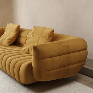 Nuovo Design moderno divano componibile in pelle di lusso per la casa Set di mobili divano divano divano divano modulare a nuvola