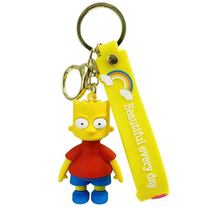Hotsell Mignon 3D Keytag Pendentif Qualité Anime Caoutchouc Porte-clés Jouet Avec Dessin Animé Simpson <span class=keywords><strong>Loid</strong></span> Loves Yor Design - Product Image 3