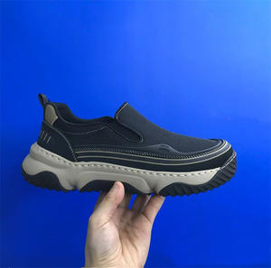 Chaussures d'été pour hommes, respirantes, à semelle souple, en toile, style slip-on, chaussures décontractées légères et fines, chaussures tendance en toile pour hommes - Product Image 5