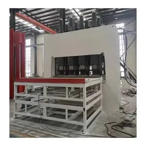 linyi chipbaord making machine industry working with short cycle melamine laminated hot press making machine sales price to Turk